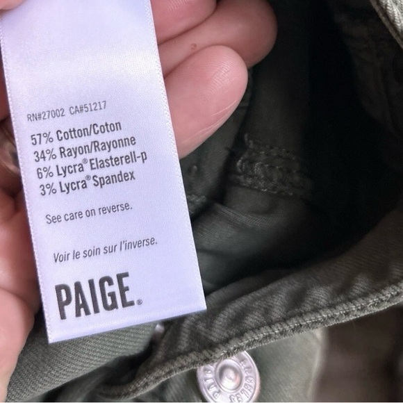 PAIGE Brooklyn Belted Jumpsuit in Vintage Ivy Green Size 00 Brand NWT!! - Picture 12 of 16